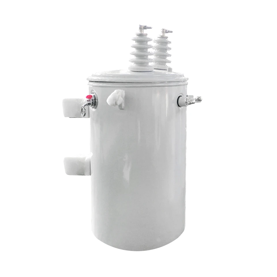 שנאי 25KVA 7600V 120/240V מוט רכוב